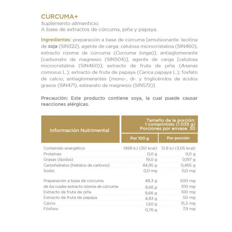 Cúrcuma Ysonut (Desinflamatorio- Fibromialgia)