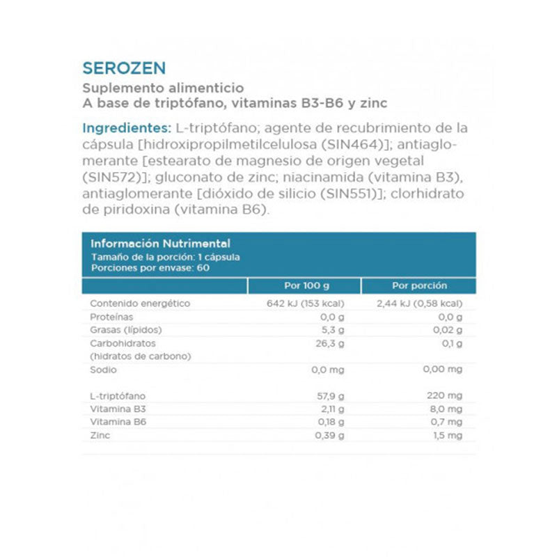 SEROTONE (SEROZEN) Ysonut (Antojos y Ansiedad)