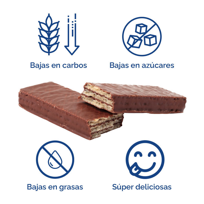 Galleta Wafer de Chocolate ProNutrition