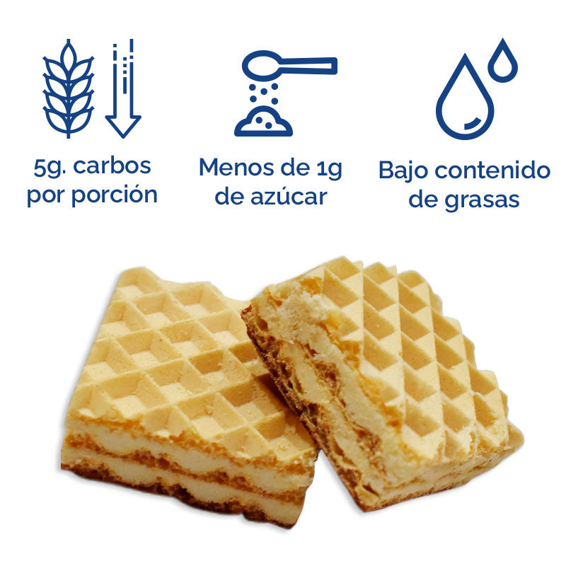 Galleta Tipo Waffle de chocolate ProNutrition