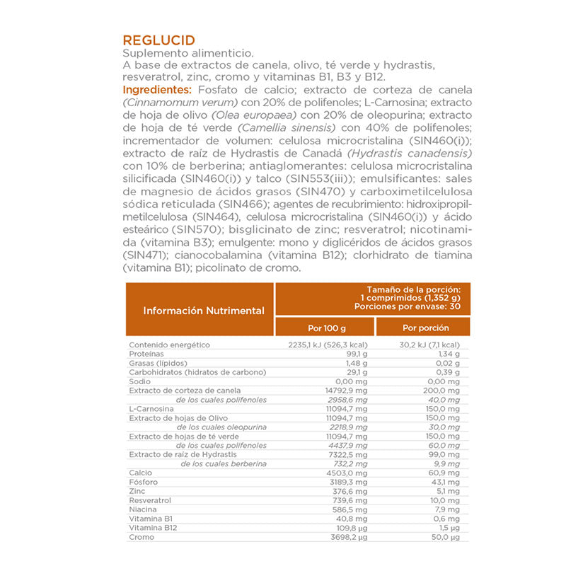 REGLUCID (R-VANCE) Ysonut (Resistencia a la Insulina)