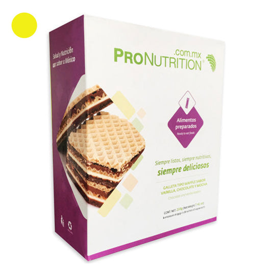 Galleta Tipo Waffle de chocolate ProNutrition