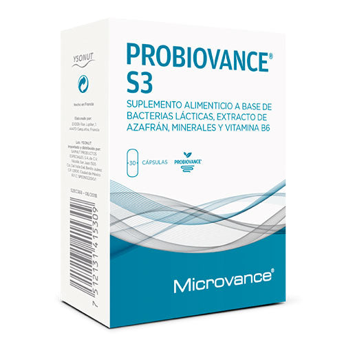 Probiovance S3 Ysonut (Probiótico ideal para sistema nervioso-Ansiedad)